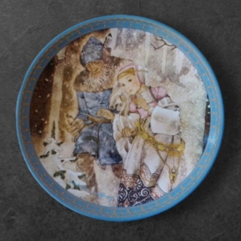 Vintage German Riese  "The Journey" Fairytail Plate Fairycore Angelcore